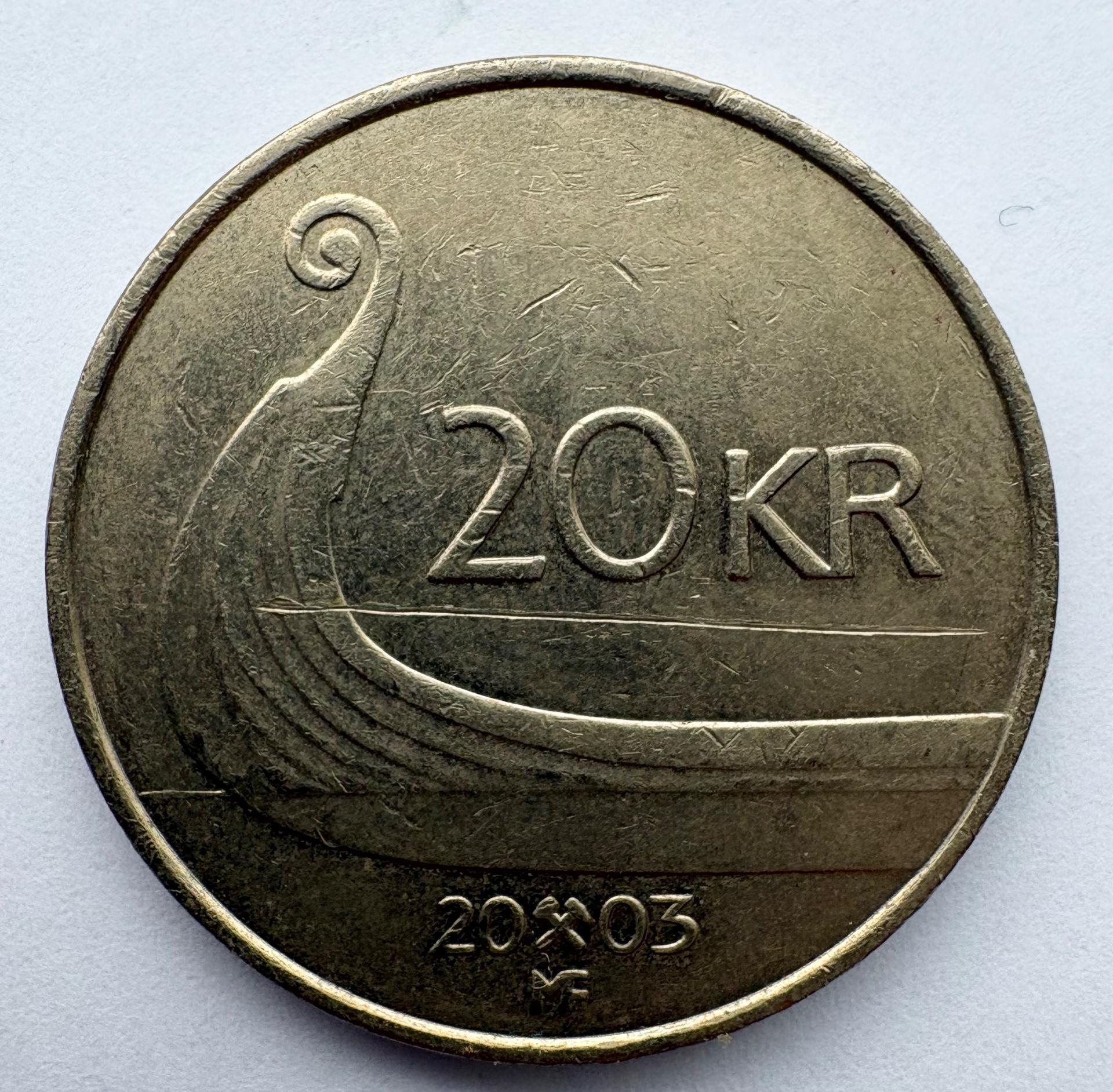 Norvegija 10 kr 2003