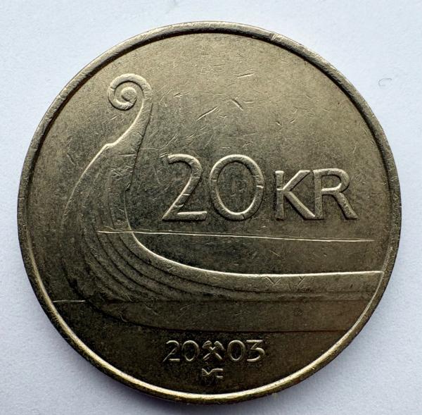 Norvegija 10 kr 2003