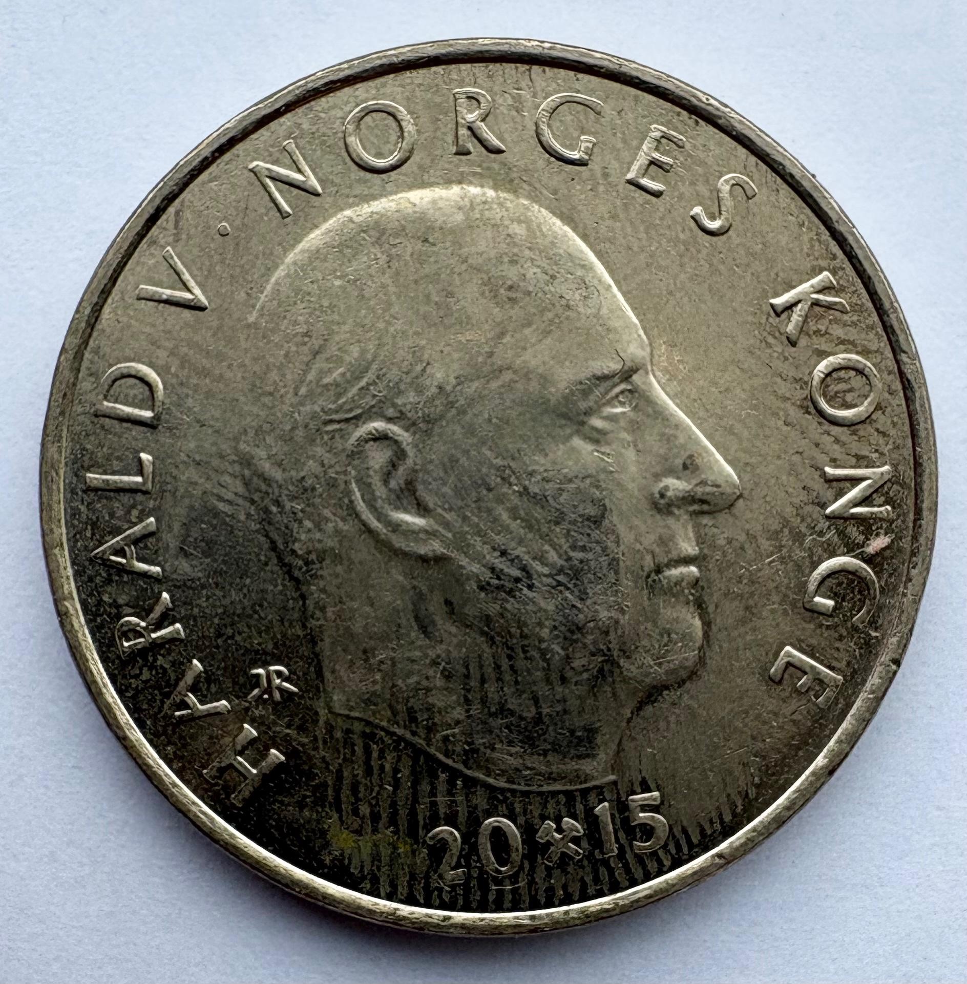 Norvegija 20 kr 2015