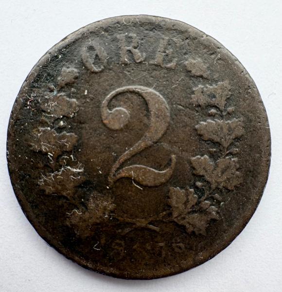 Norvegija 2 ore 1876