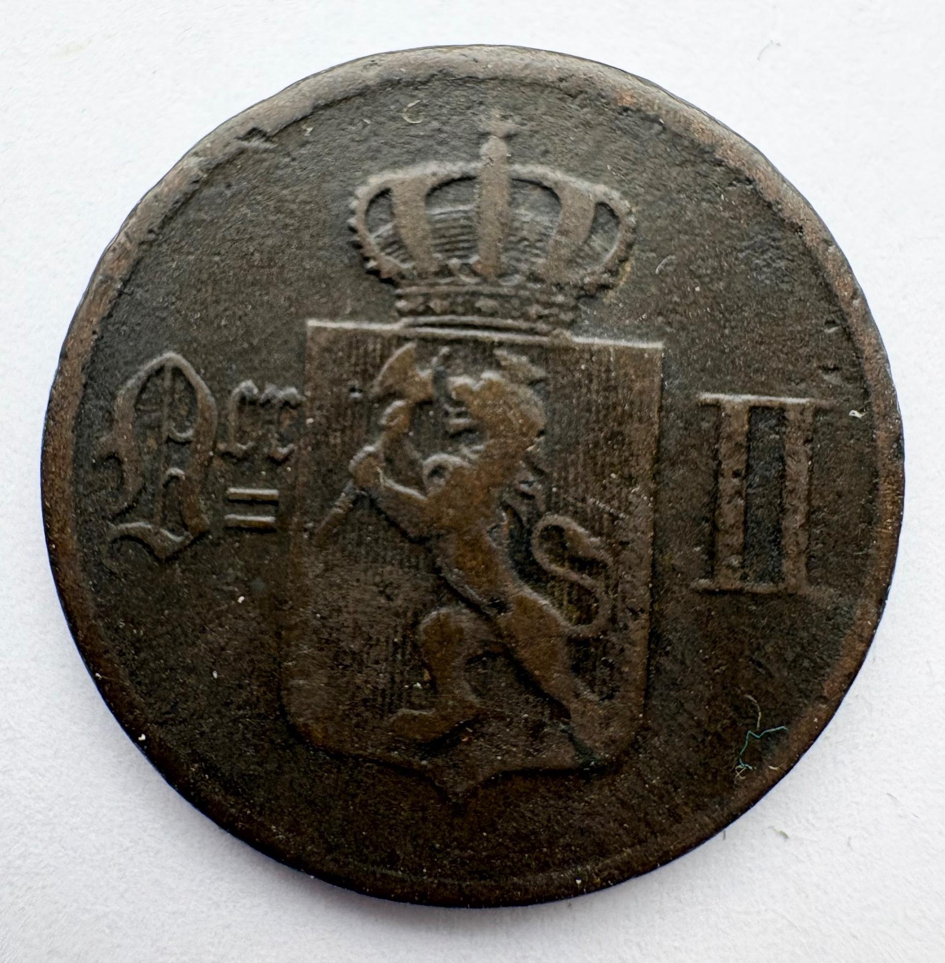 Norvegija 2 ore 1876