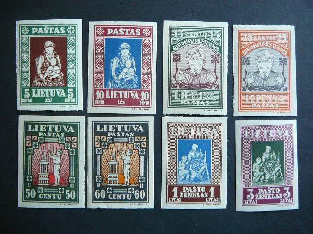 Lietuva 1933 364/1B Septyndieniai svarus MNH # 