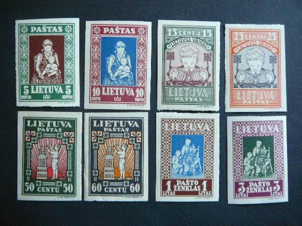 Lietuva 1933 364/1B Septyndieniai svarus MNH # 