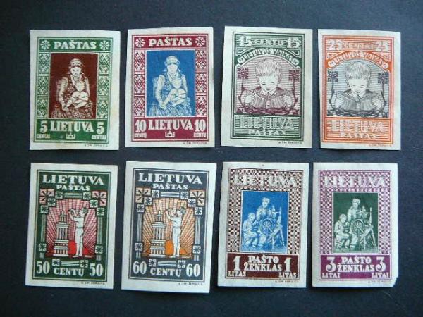 Lietuva 1933 364/1B Septyndieniai svarus MH #KK