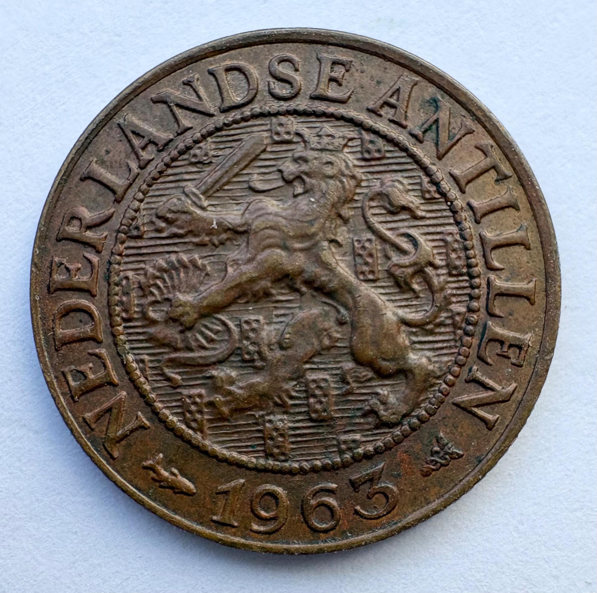 Nyderlandų Antilai 1 c 1963