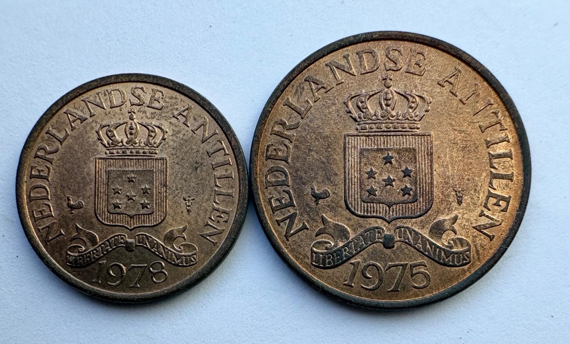 Nyderlandų Antilai 1 ir 2 1/2 c 