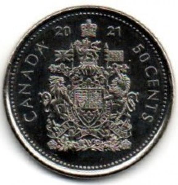 Kanada. 50 centų ( 2021 )  UNC