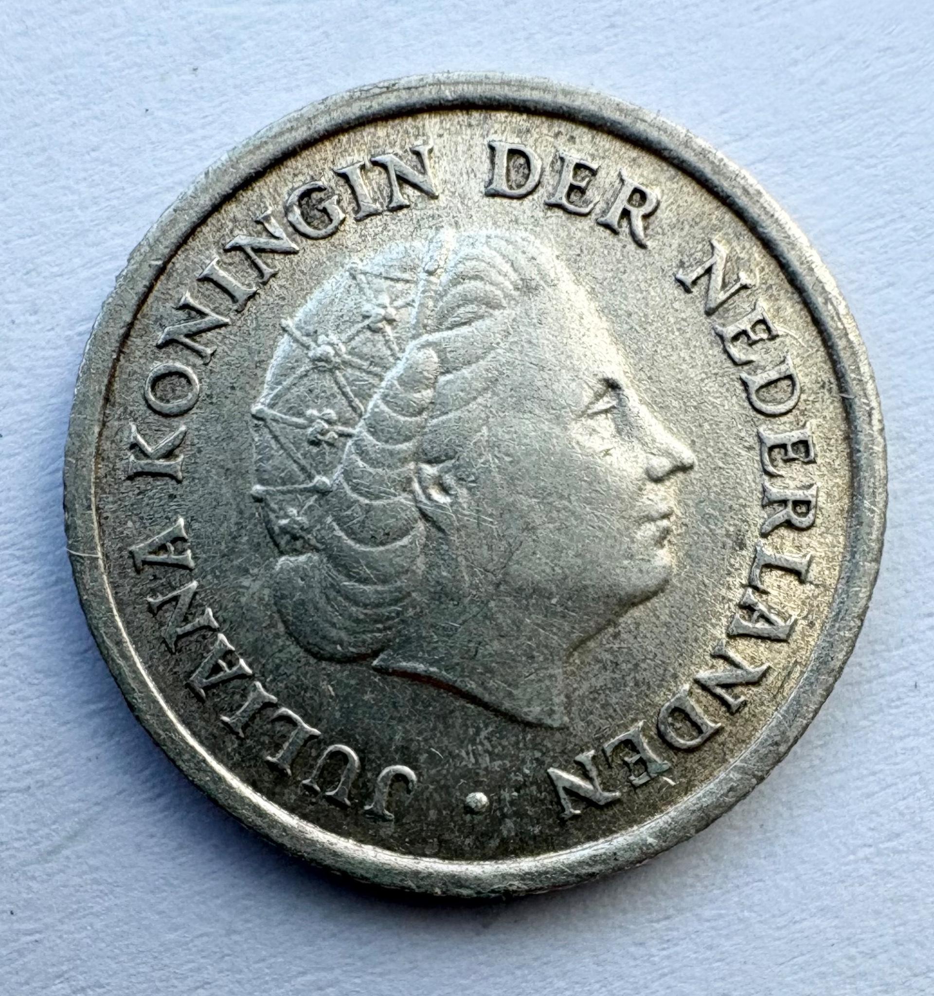 Nyderlandų Antilai 1/10 guldeno 1962 sidabras 