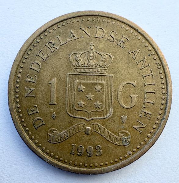 Nyderlandų Antilai 1 guldenas 1993