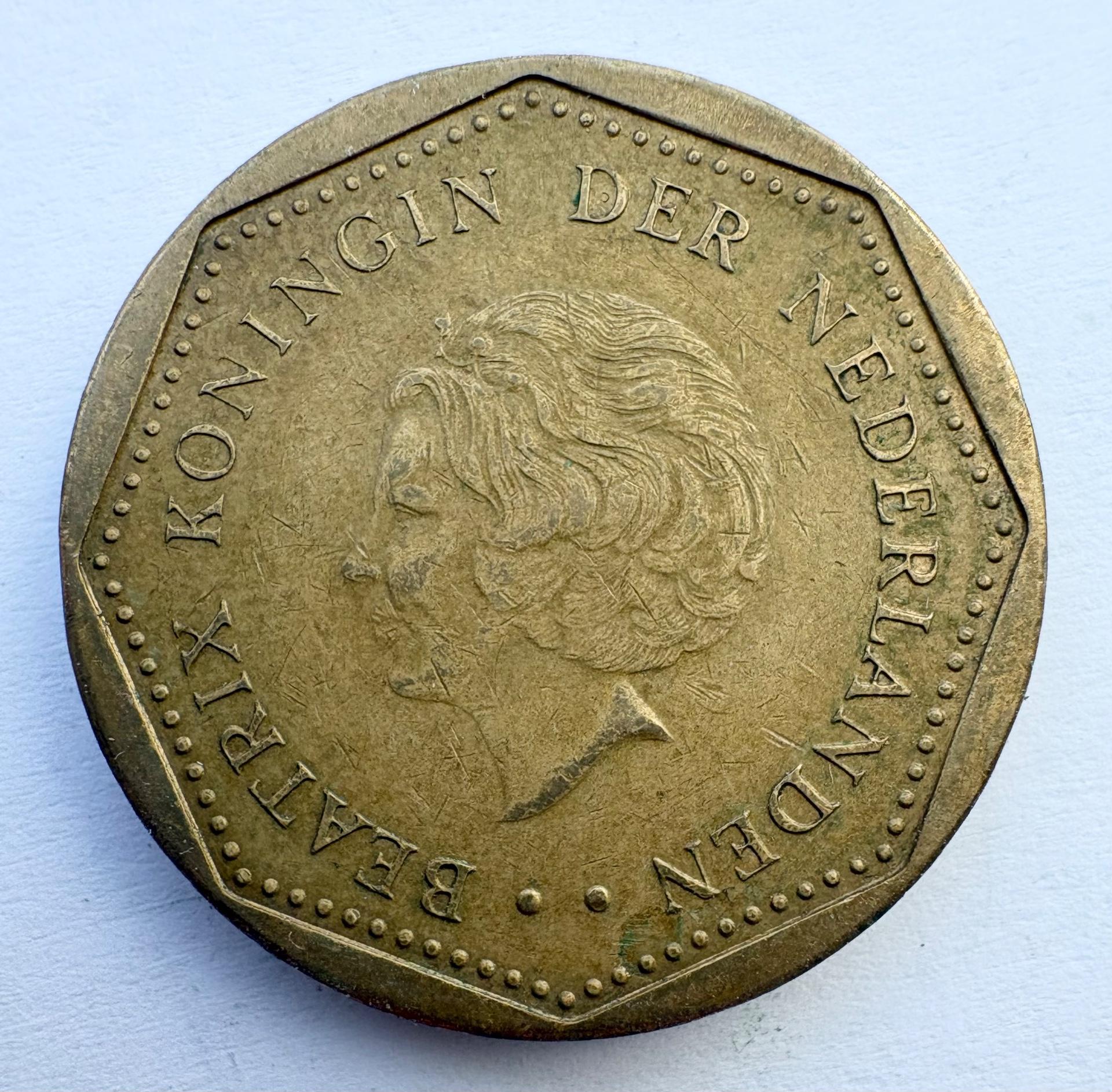 Nyderlandų Antilai 5 guldenai 1998