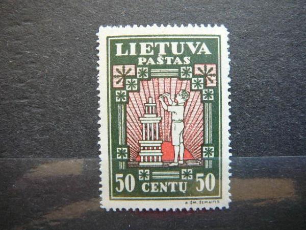 Lietuva 1933 368A Septyndieniai svarus MLH #