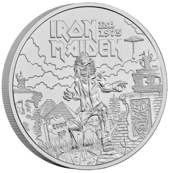 Muzikos legendos - Iron Maiden 2025 Jk 5£ Bu moneta