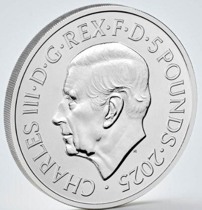 Muzikos legendos - Iron Maiden 2025 Jk 5£ Bu moneta