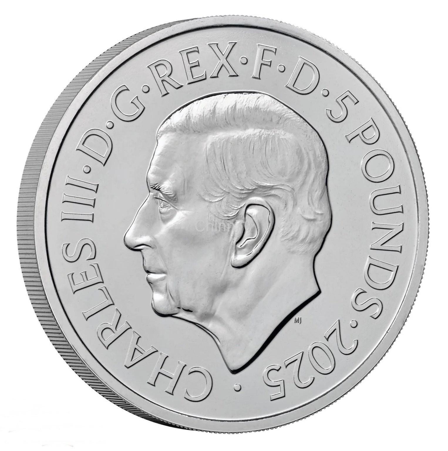 Muzikos legendos - Fredis Merkuris 2025 Jk 5£ Bu moneta