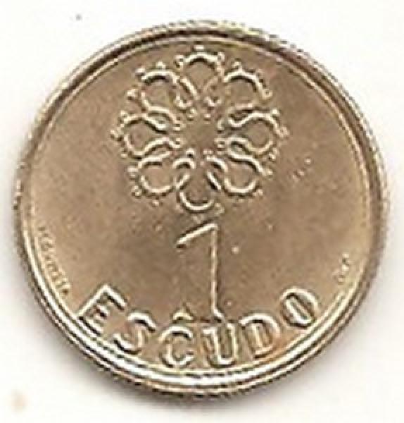 Portugalija. 1 eskudas ( 1991 ) AU