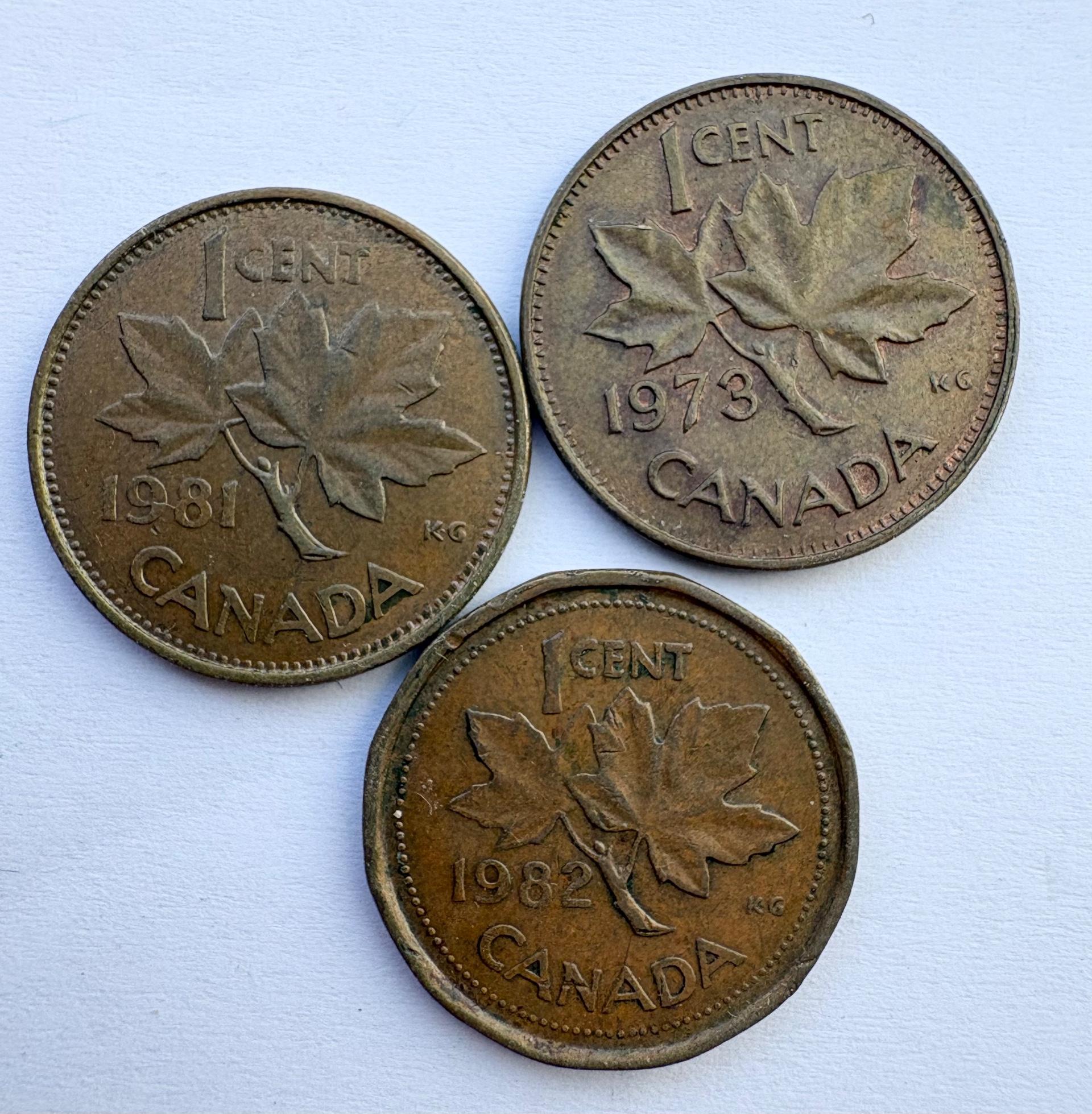Kanada 1 c 1973, 1981, 1982