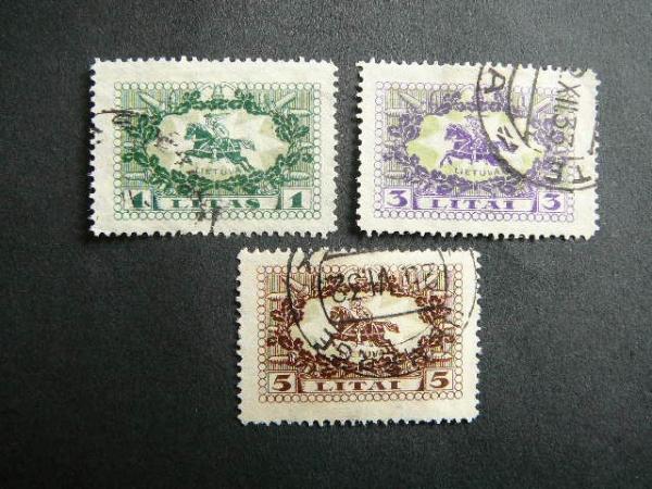 Lietuva 1927 278/0 Standartai Arkliai antsp. #