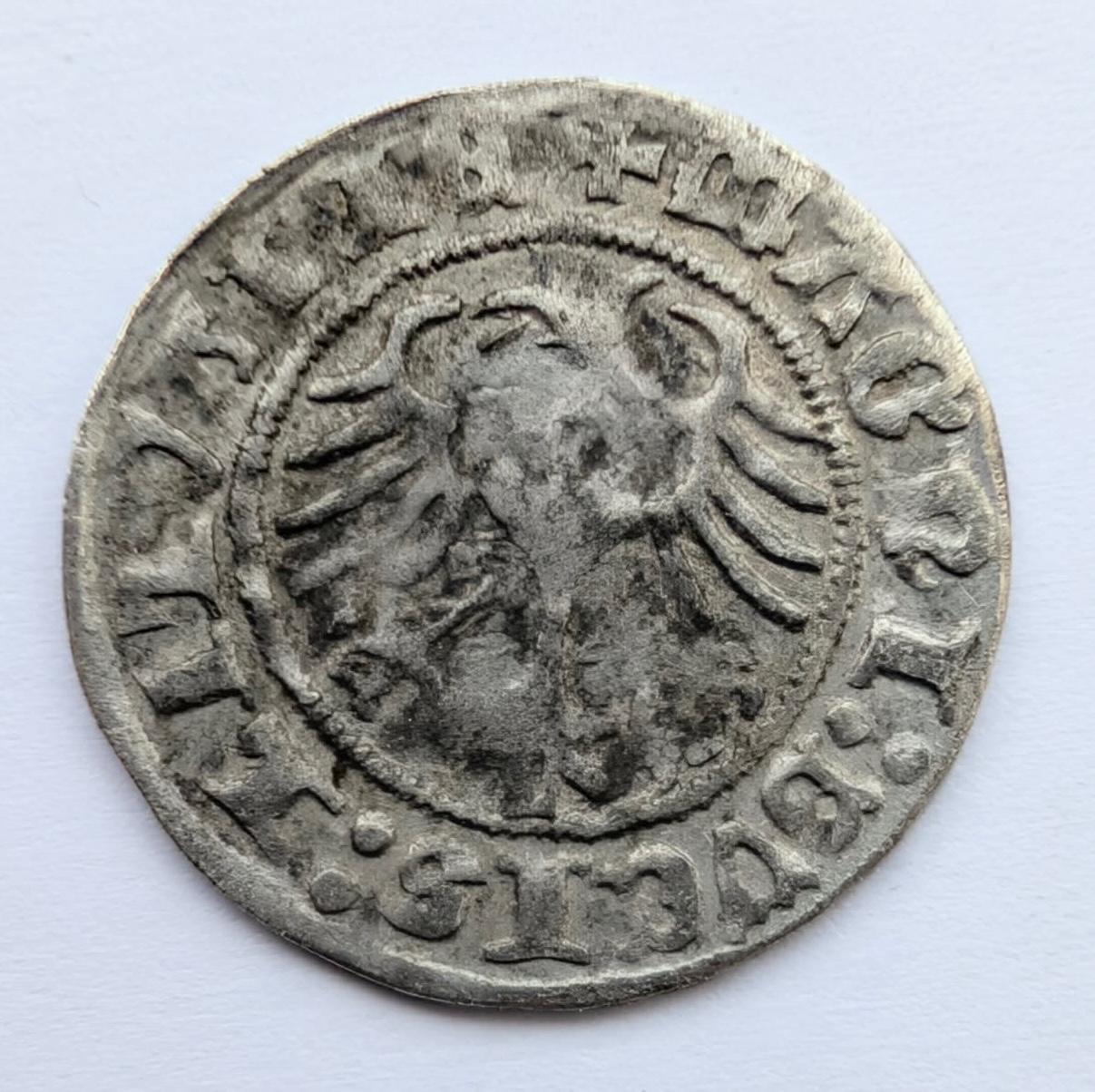 Žygimanto Senojo 1512 pusgrašis 