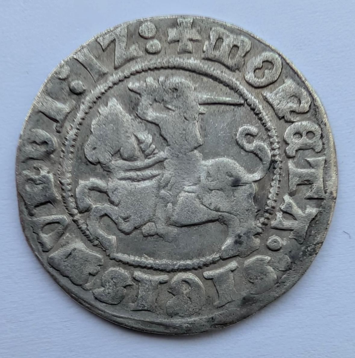 Žygimanto Senojo 1512 pusgrašis 