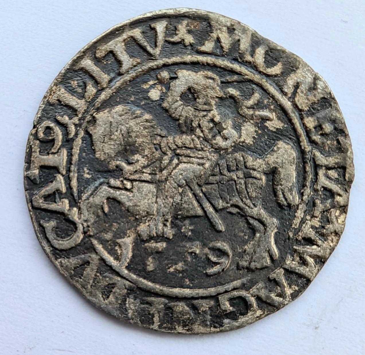 Žygimanto Augusto 1559 pusgrašis 