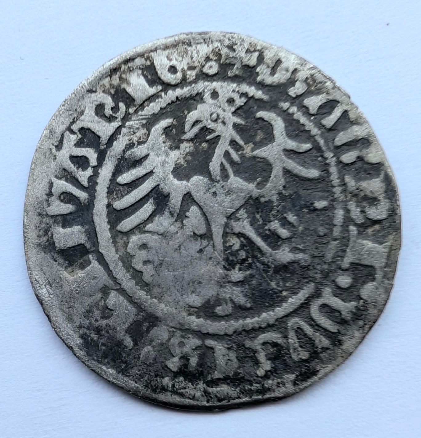 Žygimanto Senojo 1516 pusgrašis 
