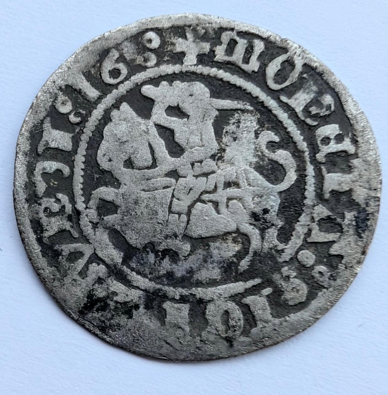 Žygimanto Senojo 1516 pusgrašis 