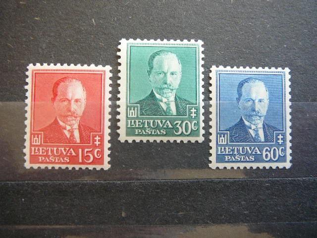 Lietuva 1934 391/3 A.Smetona svarus MLH #