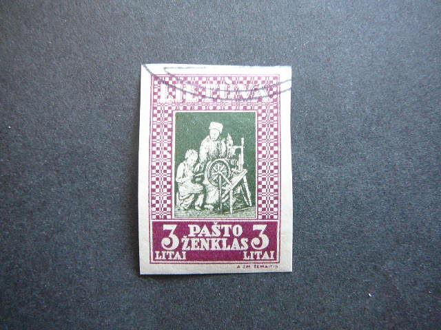 Lietuva 1933 371B Septyndieniai antsp. #