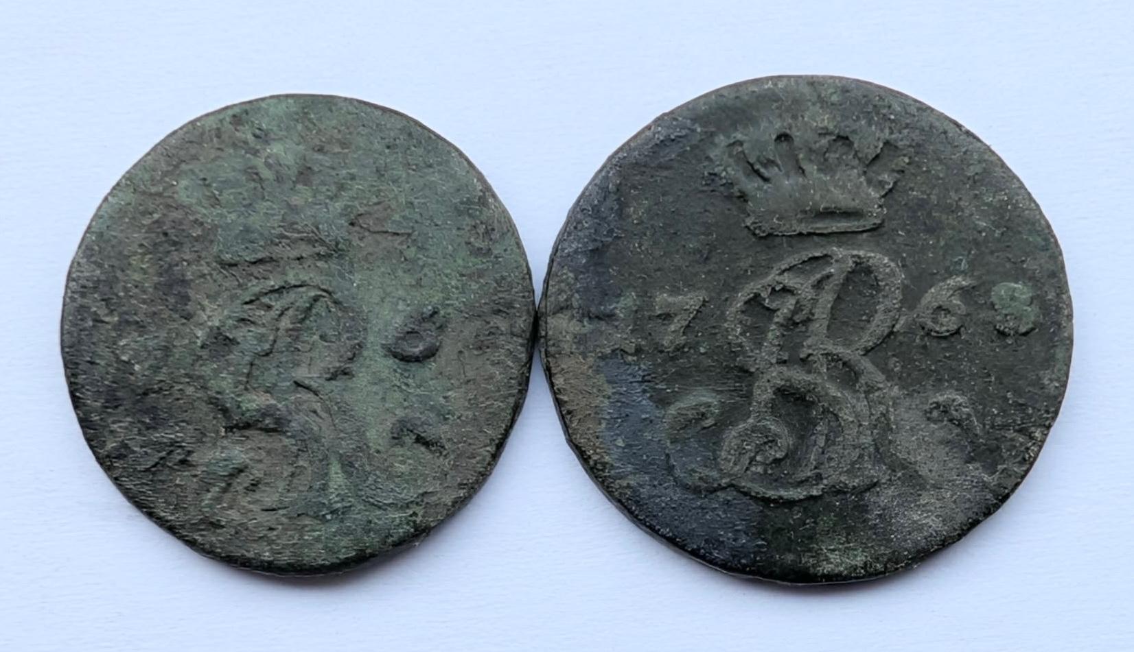 Stanislavo Augusto 1/2 grašio 1767 ir 1768