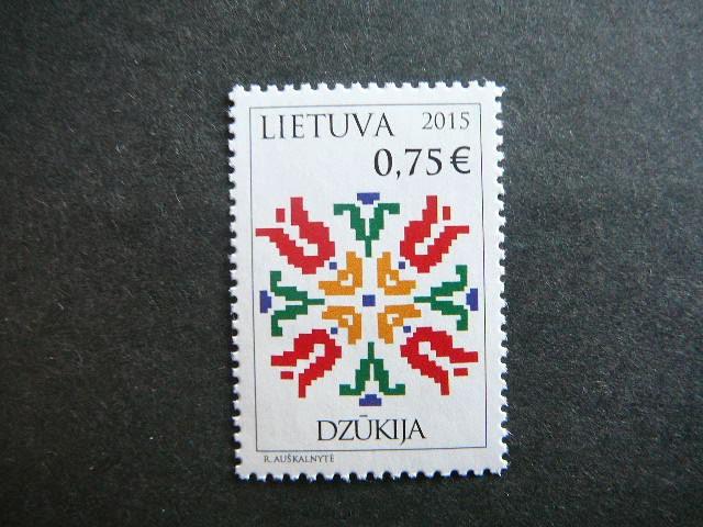 Lietuva 2015 1196 Etnografija Dzukija svarus MNH