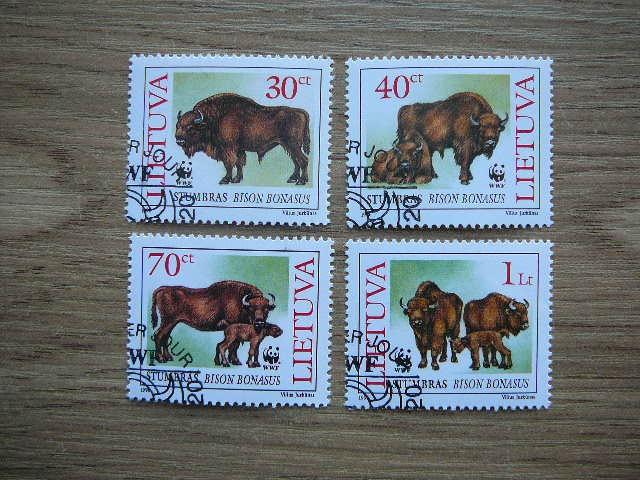 Lietuva 1996 599/02 Stumbrai antsp. #5