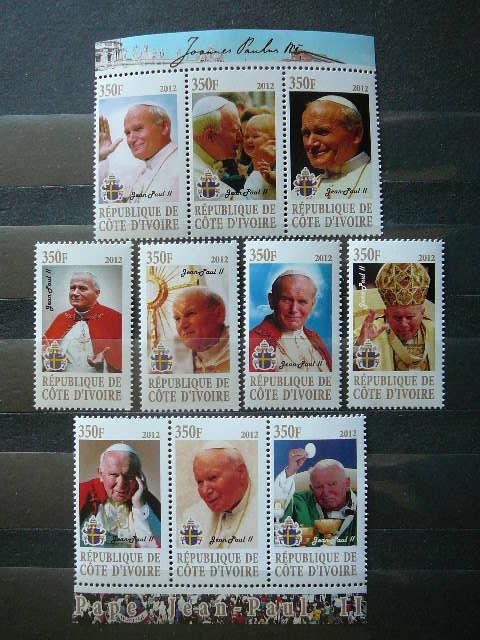 Ivory Coast 2012 Popiezius J. Paulius II MNH #88