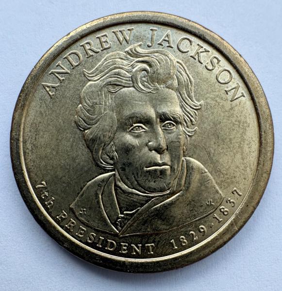 JAV doleris 2008  Andrew Jackson