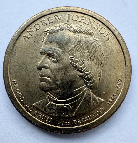 JAV doleris 2011 Andrew Johnson
