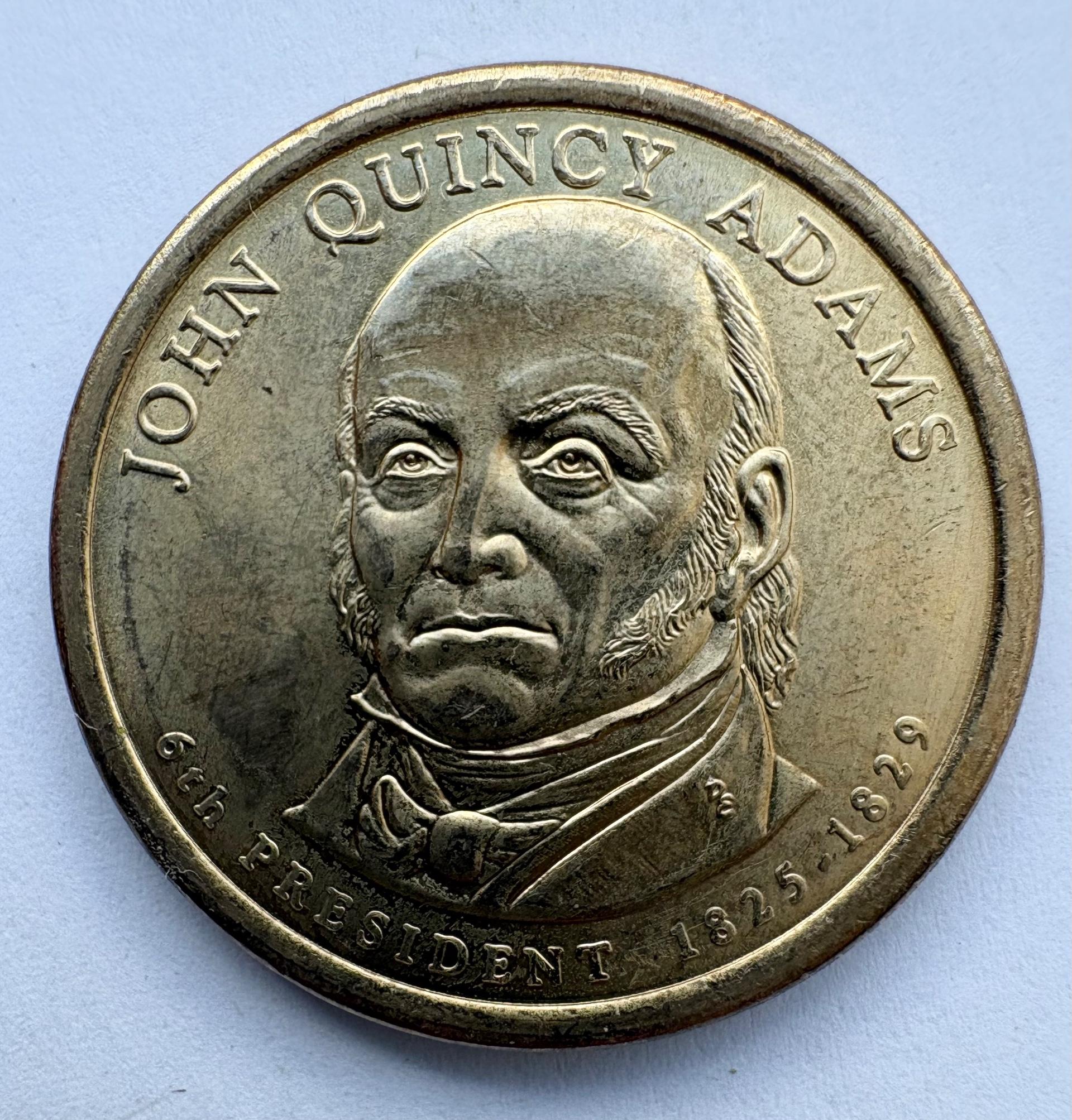 JAV doleris 2008  John Q.Adams