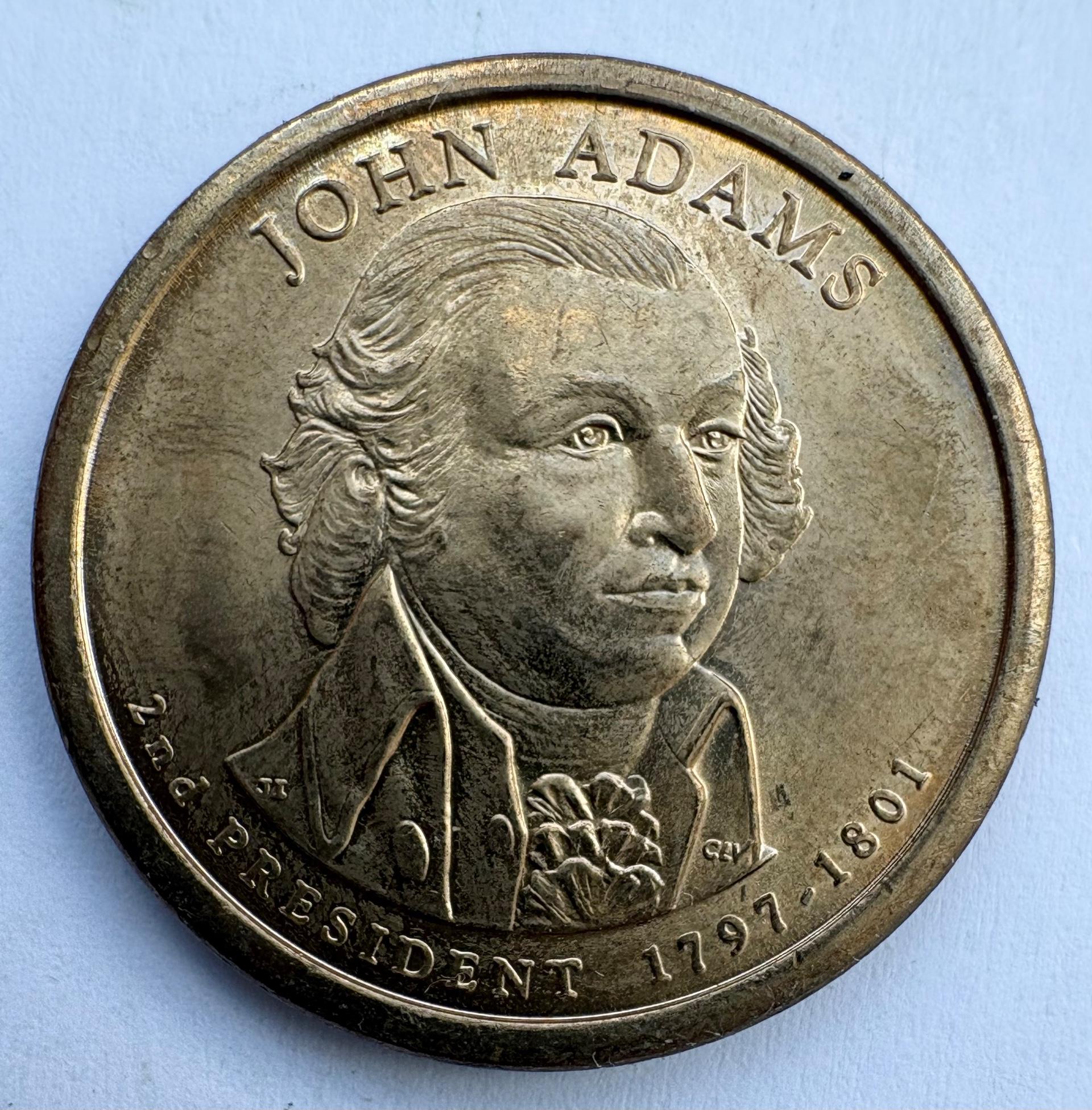 JAV doleris 2007 John Adams,KM#402