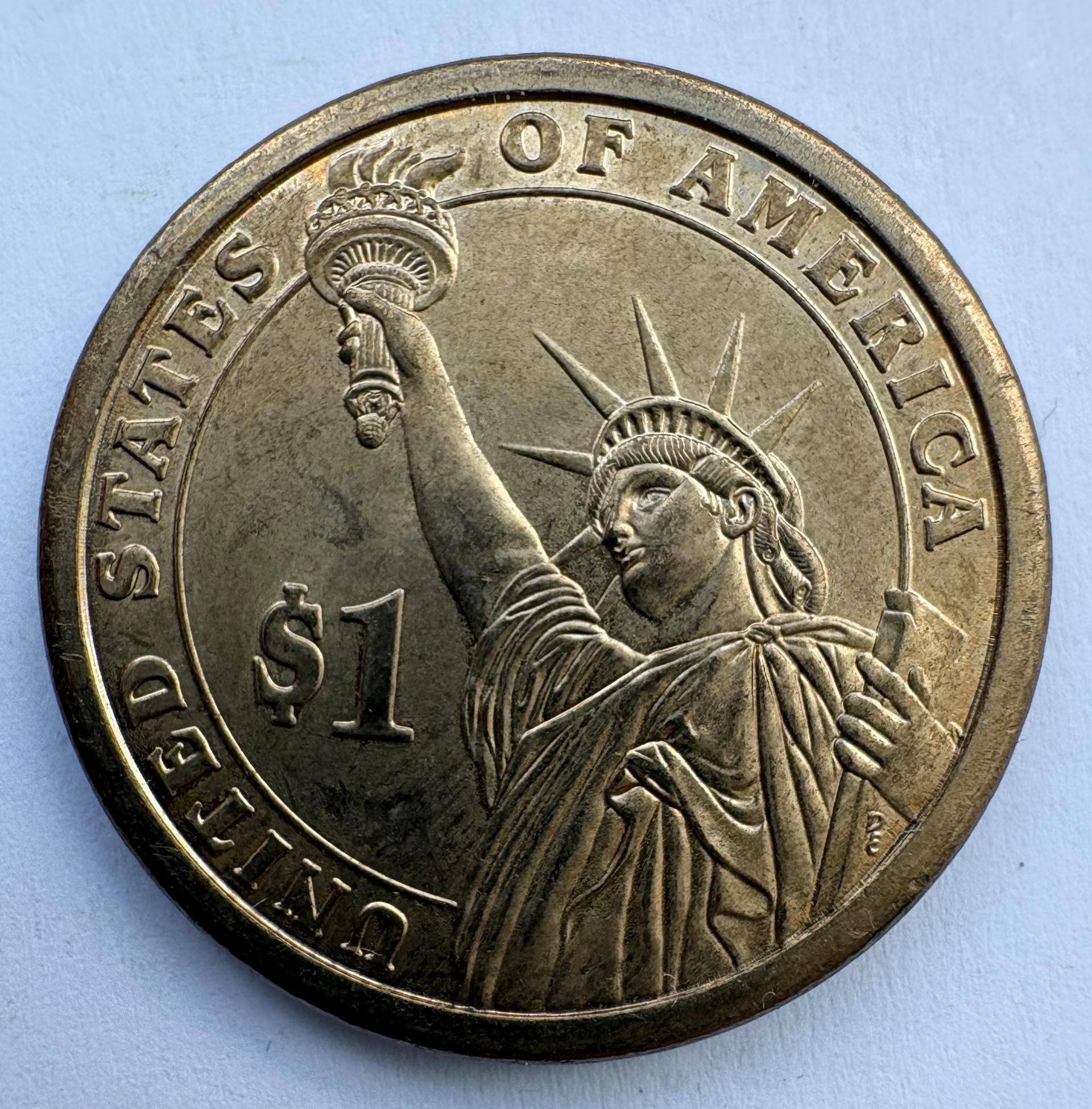 JAV doleris 2007 John Adams,KM#402