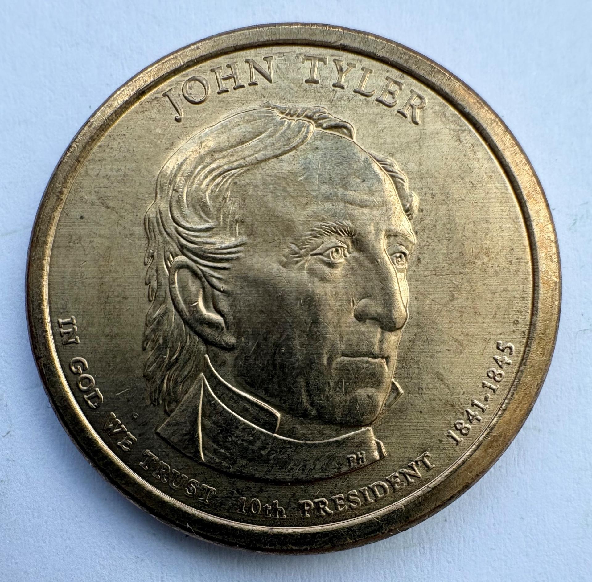 JAV doleris 2009 John Tyler, KM#451