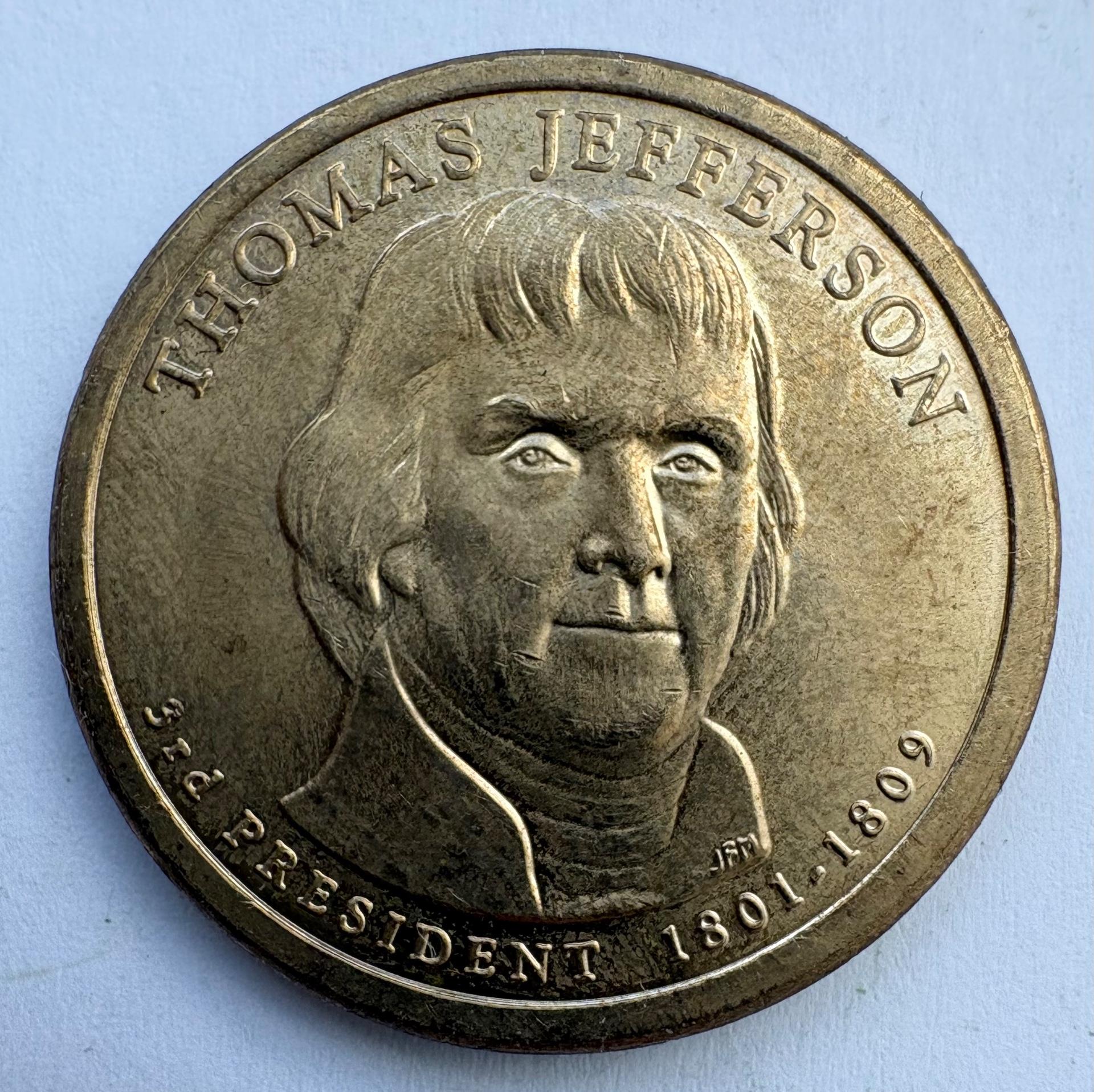 JAV doleris 2007 Thomas Jefferson, KM#403