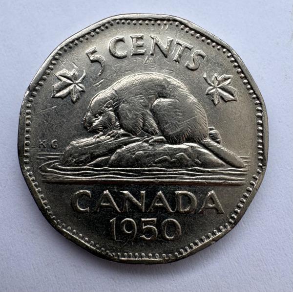 Kanada 5 c 1950