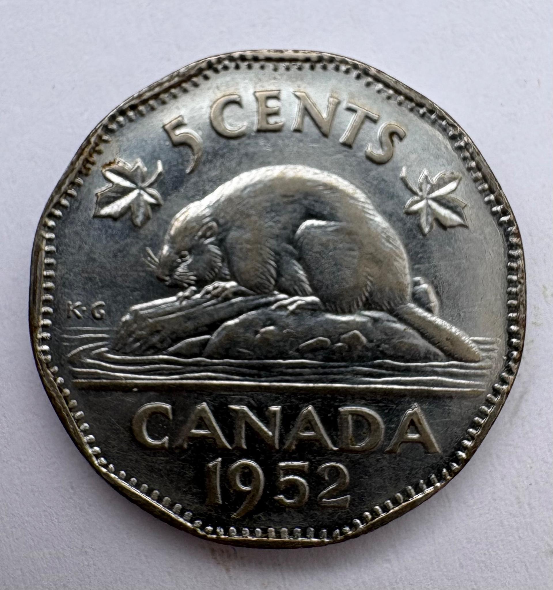 Kanada 5 c 1952