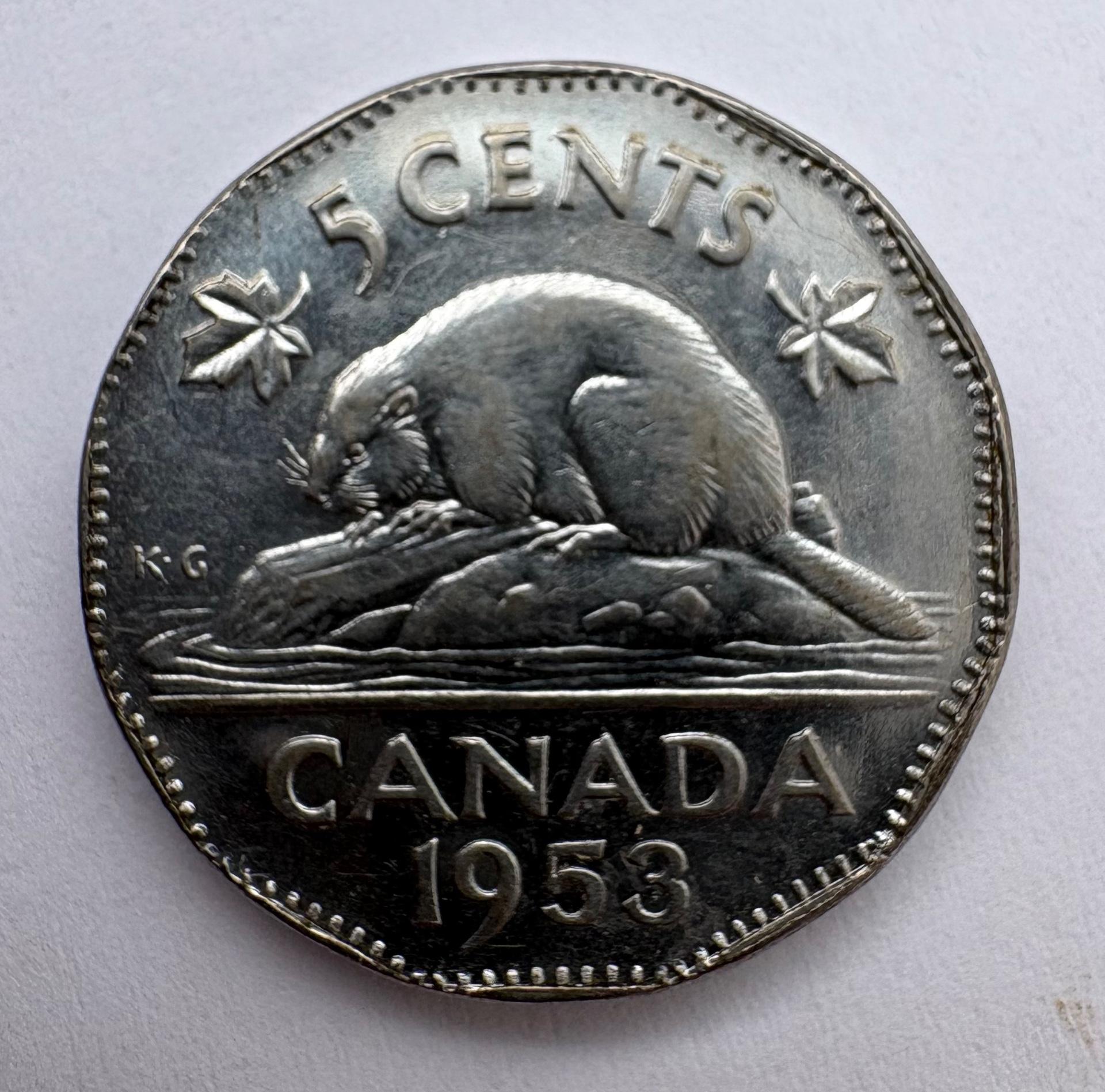 Kanada 5 c 1953
