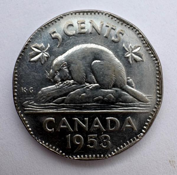 Kanada 5 c 1953