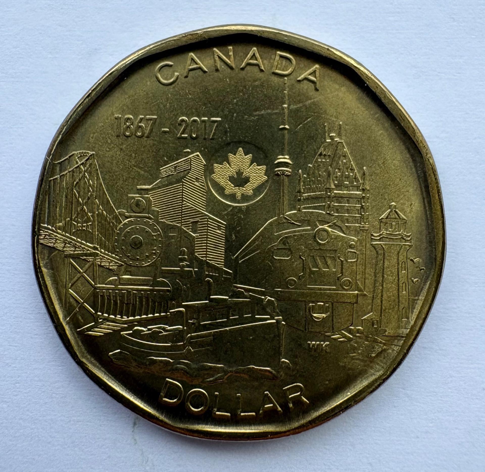 Kanada 1 doleris 2017