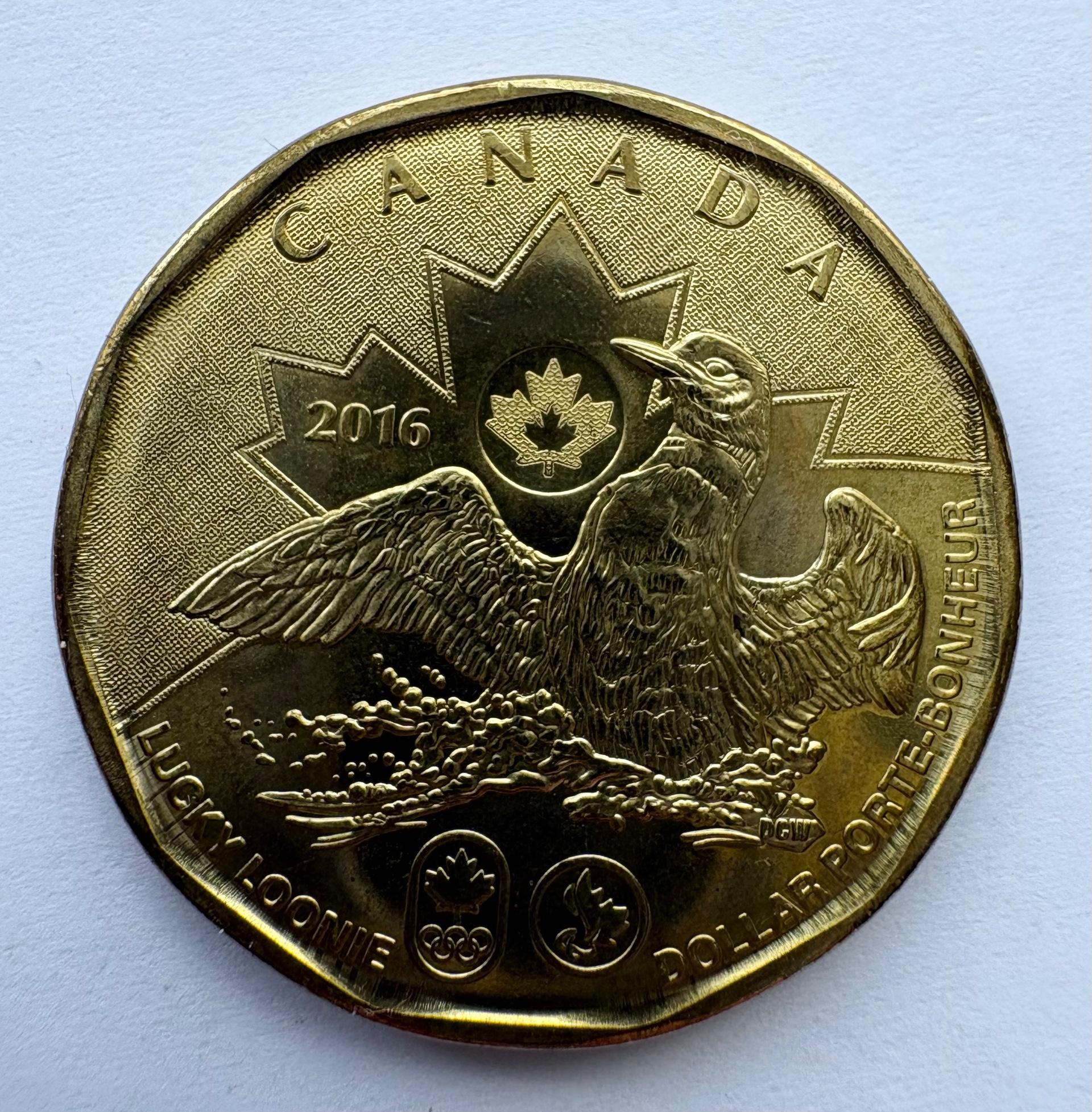 Kanada 1 doleris 2016