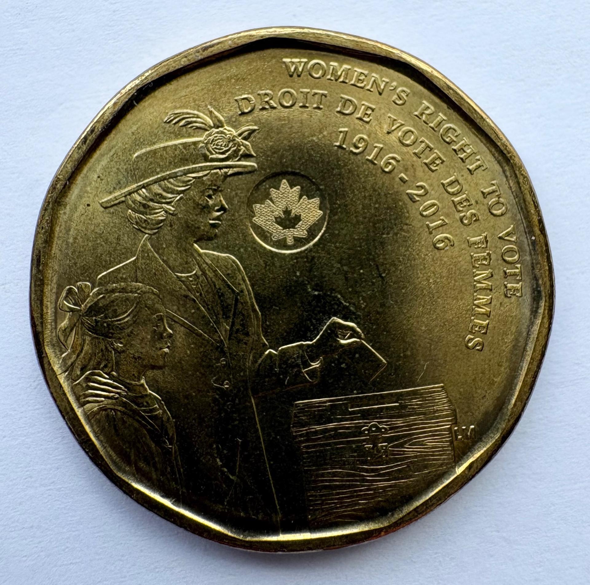 Kanada 1 doleris 2016