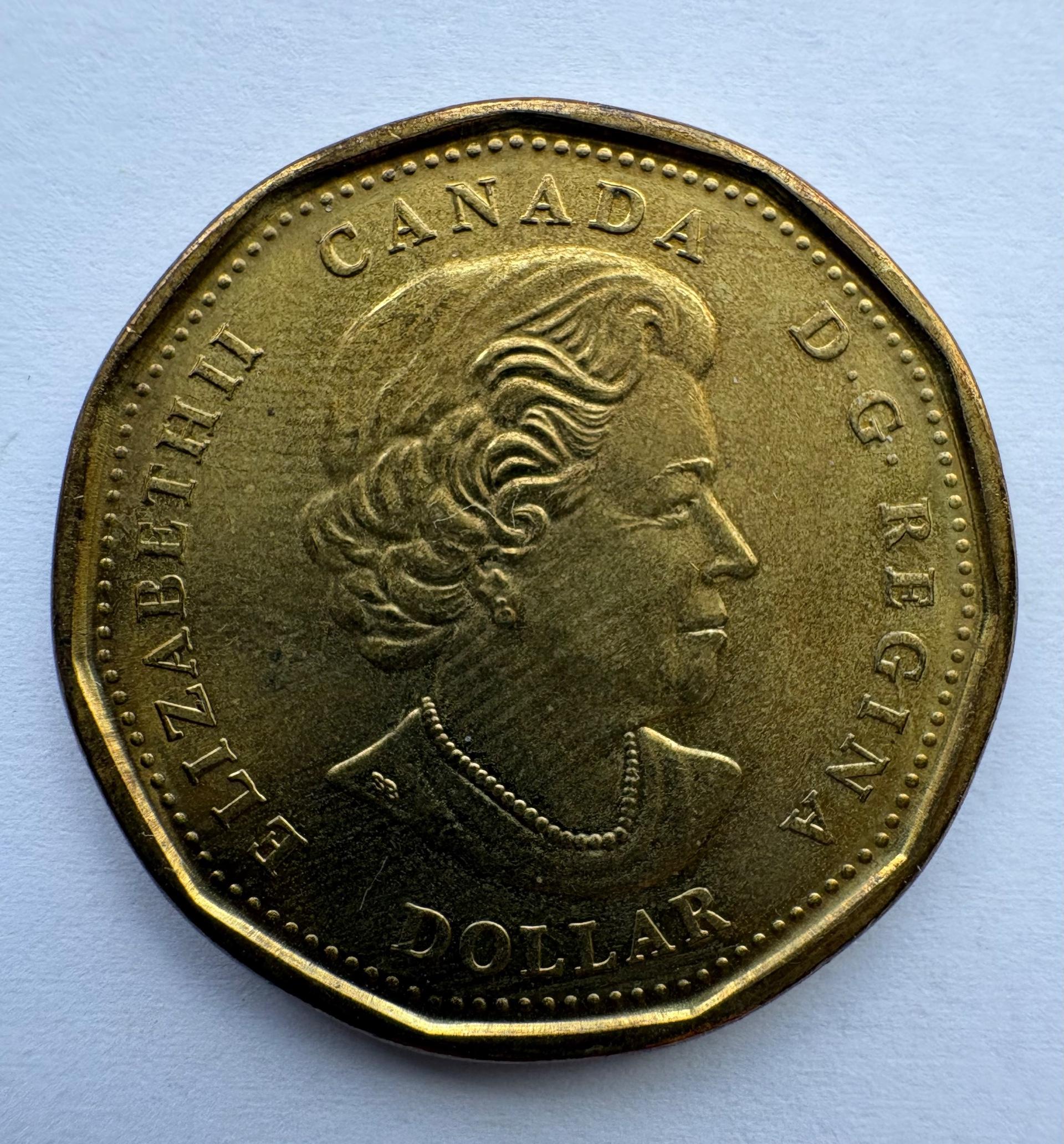 Kanada 1 doleris 2016