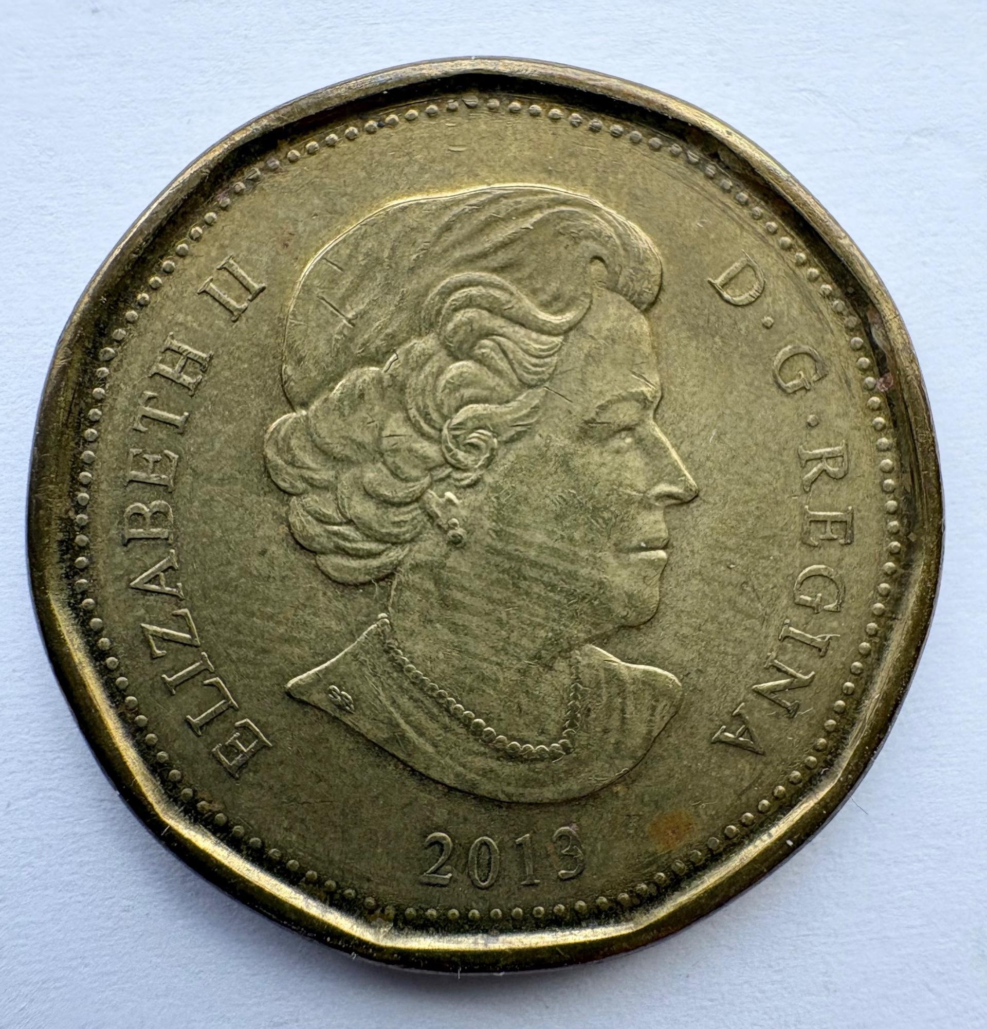 Kanada 1 doleris 2013