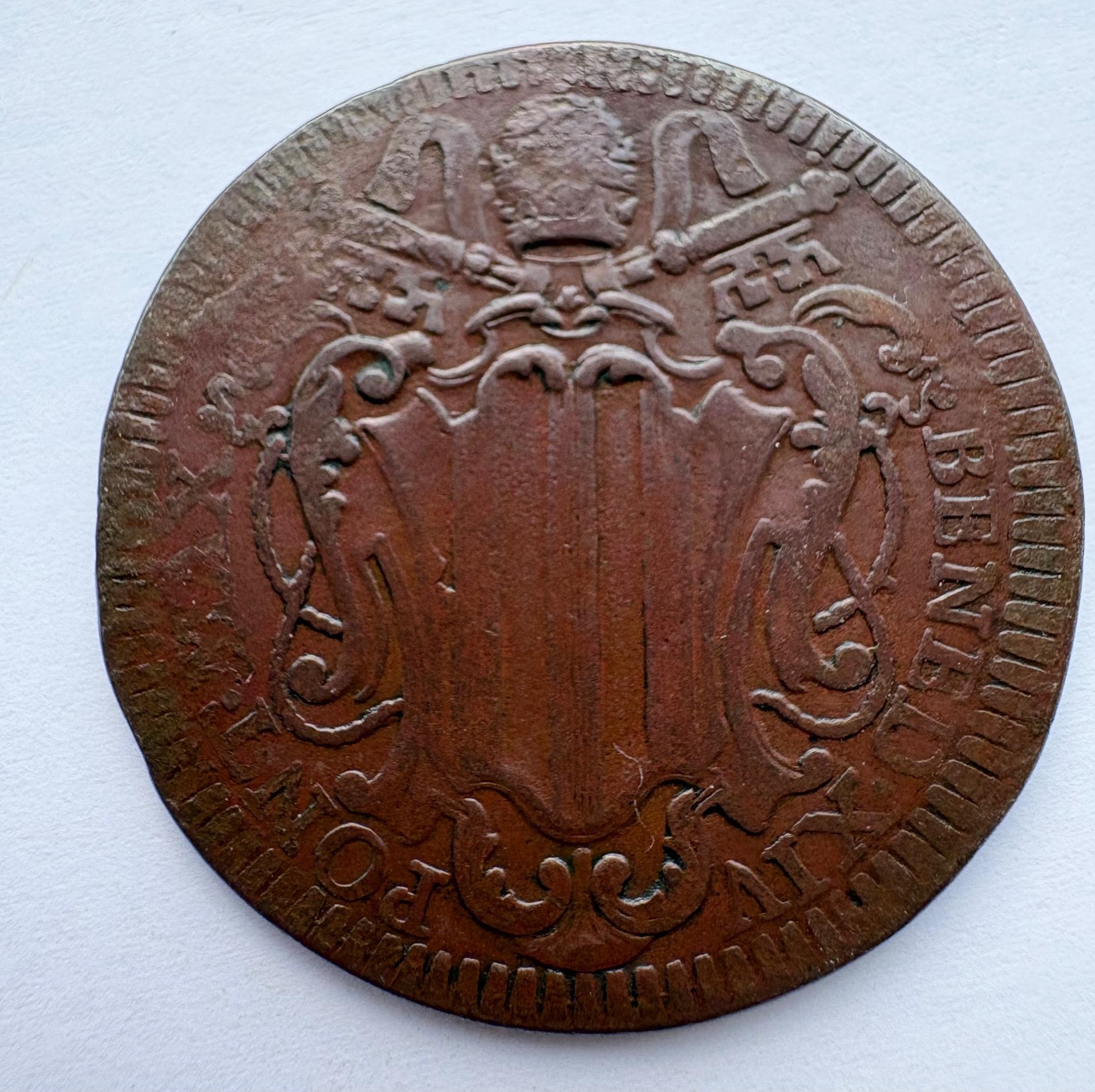 Vatikanas 1 Baiocco - Benedict XIV