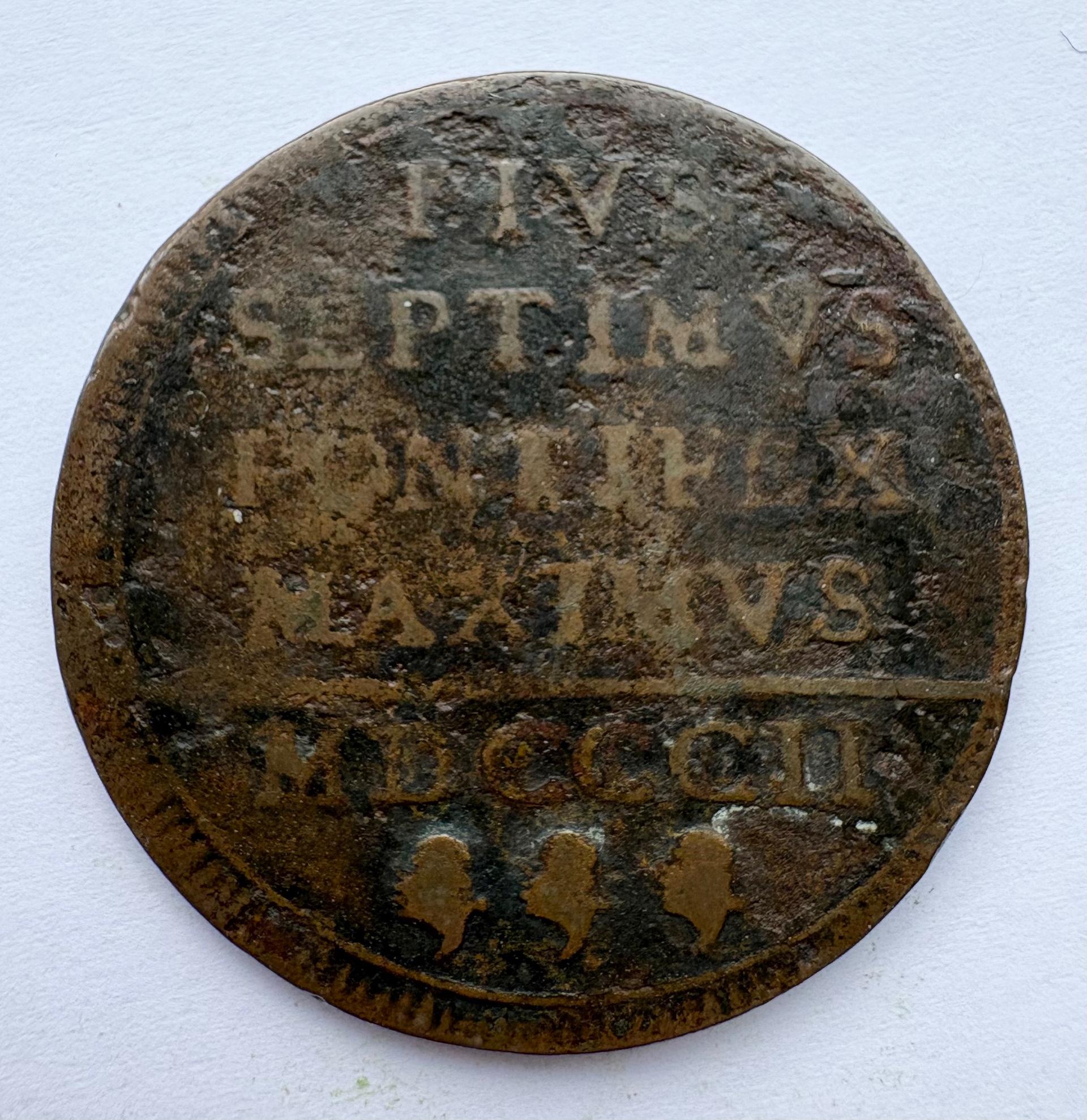 Vatikanas 1 Baiocco 1802